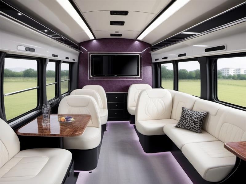 Luxury Mini Coach interior