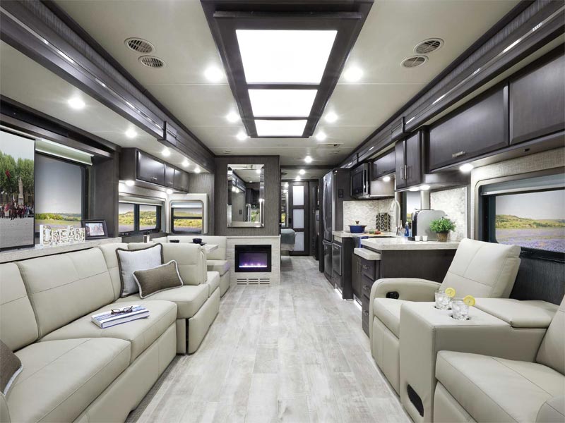 Luxury Motor Coach interior