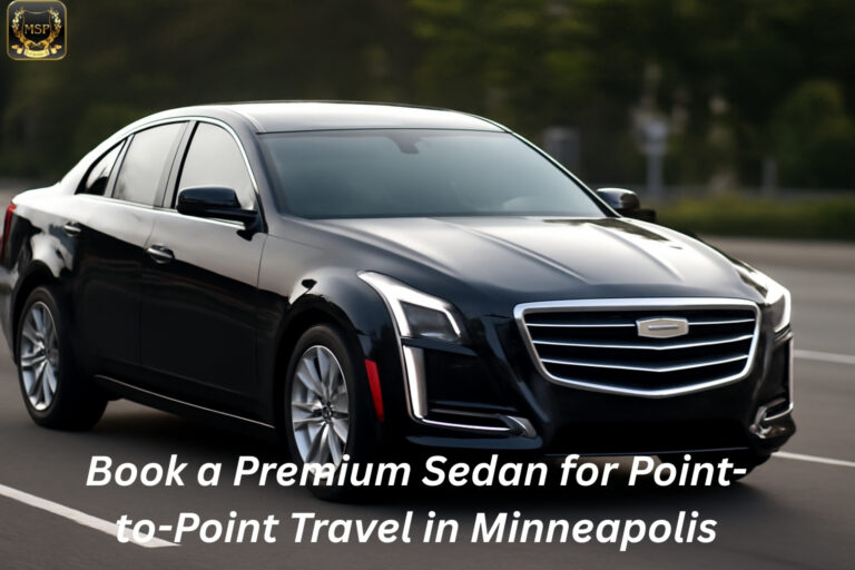 premium sedan for point-to-point travel in Minneapolis