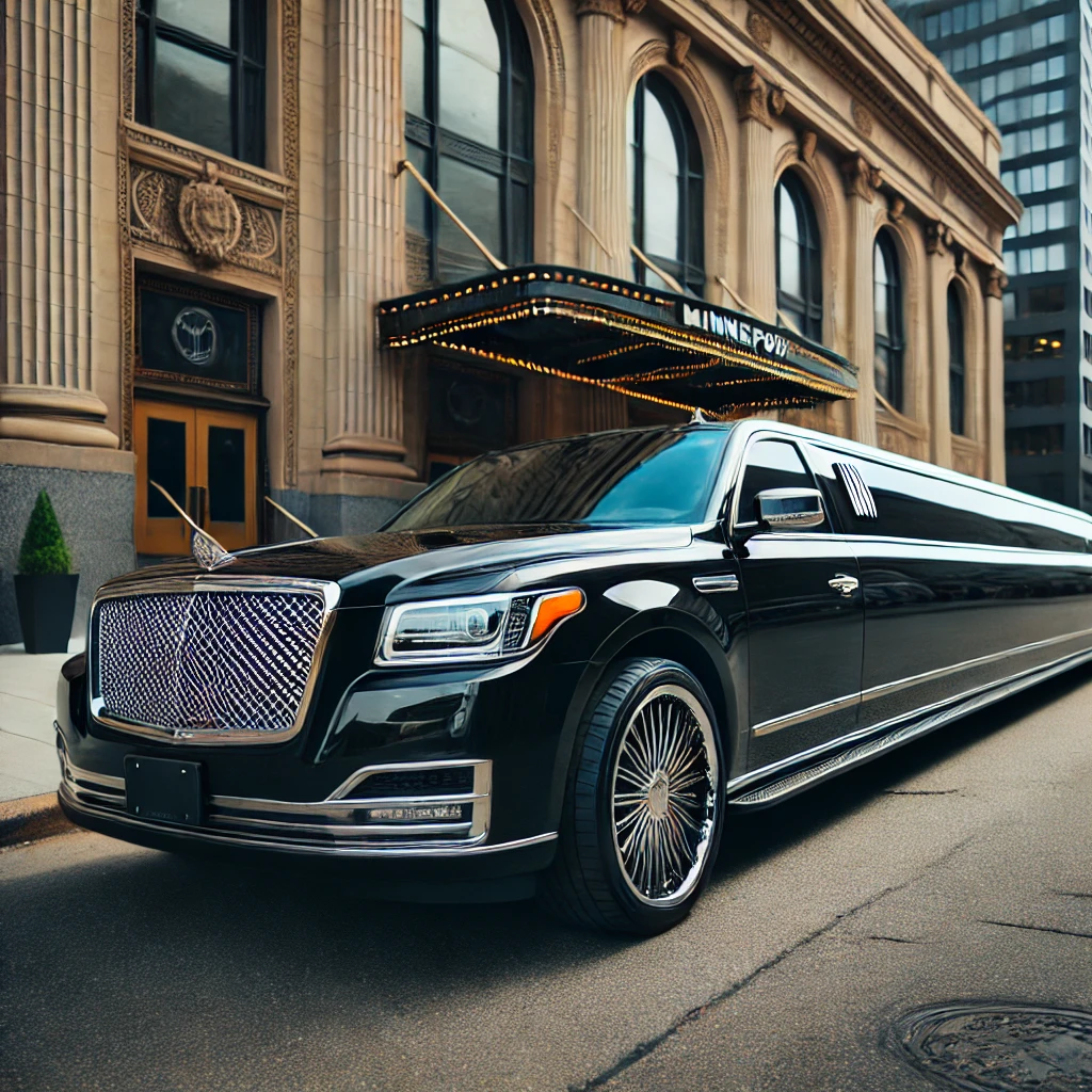 MSP luxury black limousine car