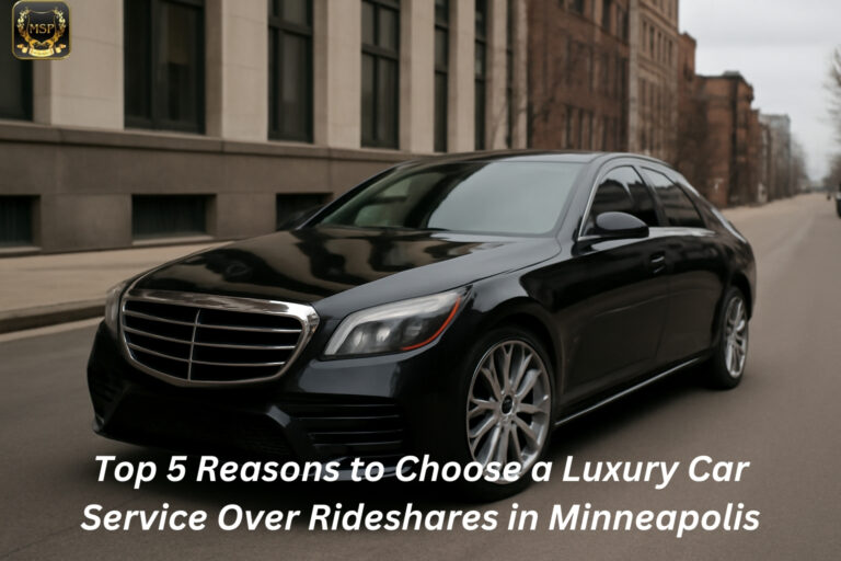 choose luxury car service over rideshares in minneapolis
