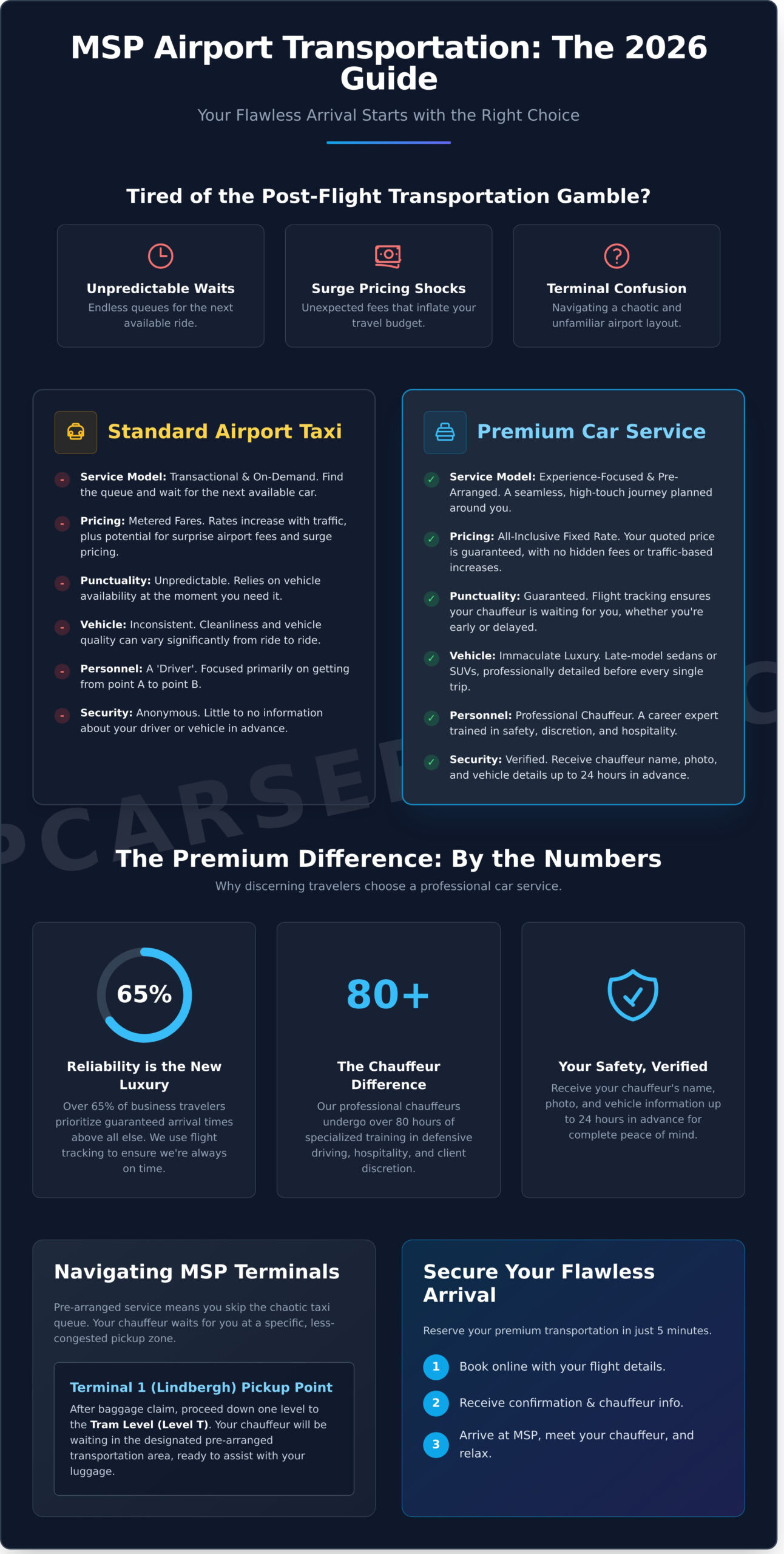 MSP Airport Taxi & Car Service: The Complete 2026 Guide to Stress-Free Travel