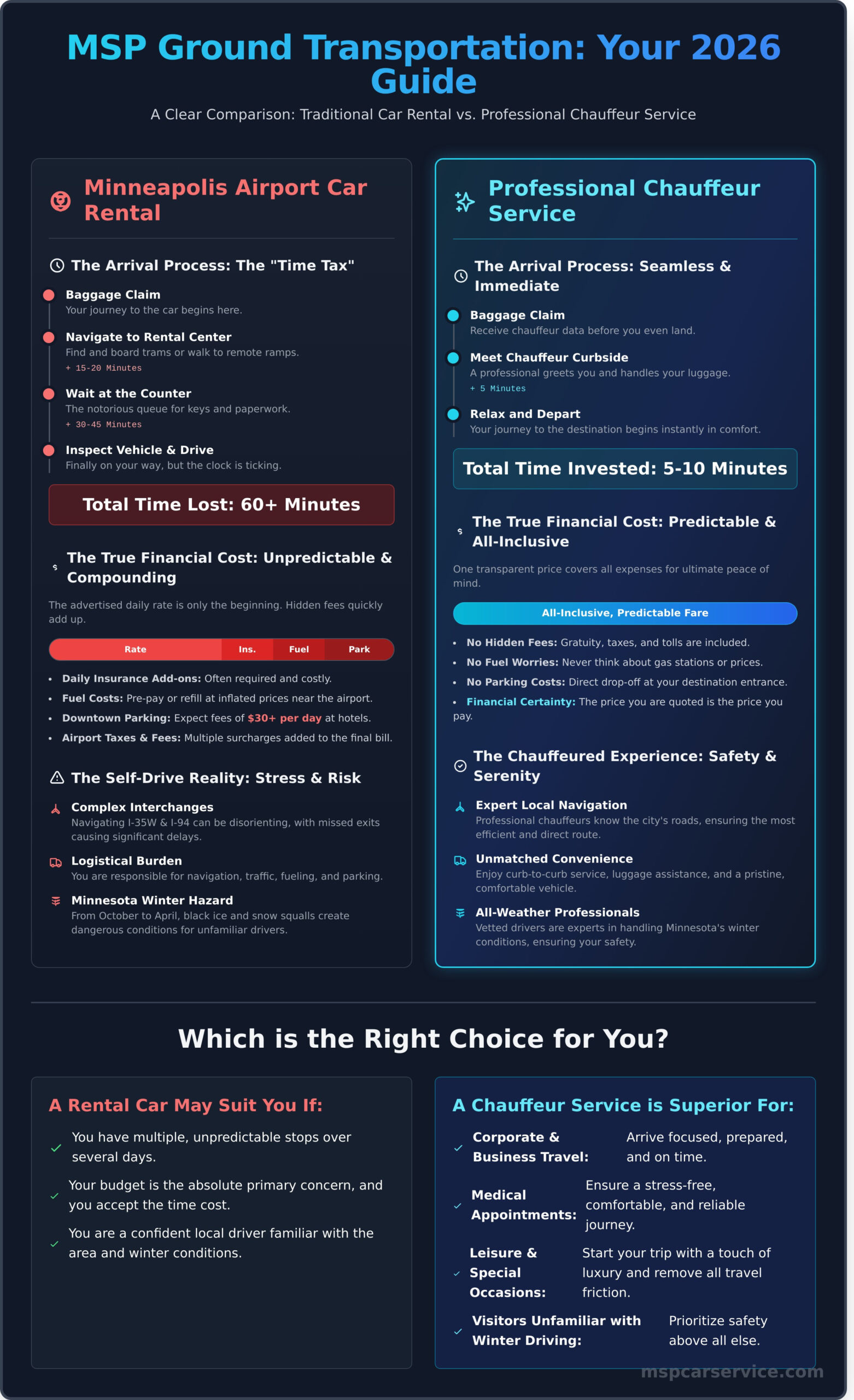 Minneapolis Airport Car Rental: A Complete Guide & Luxury Alternatives for 2026
