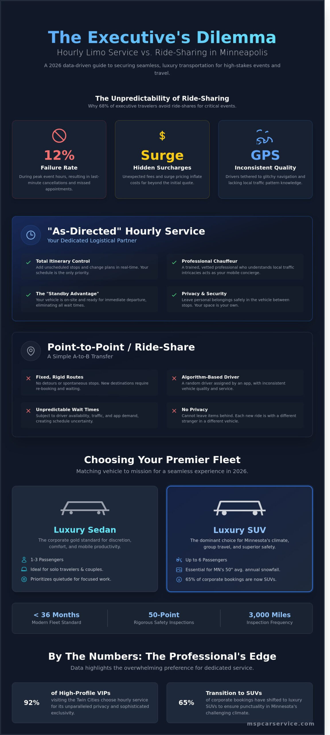 Hourly Limo Rental in Minneapolis: The 2026 Luxury Buying Guide
