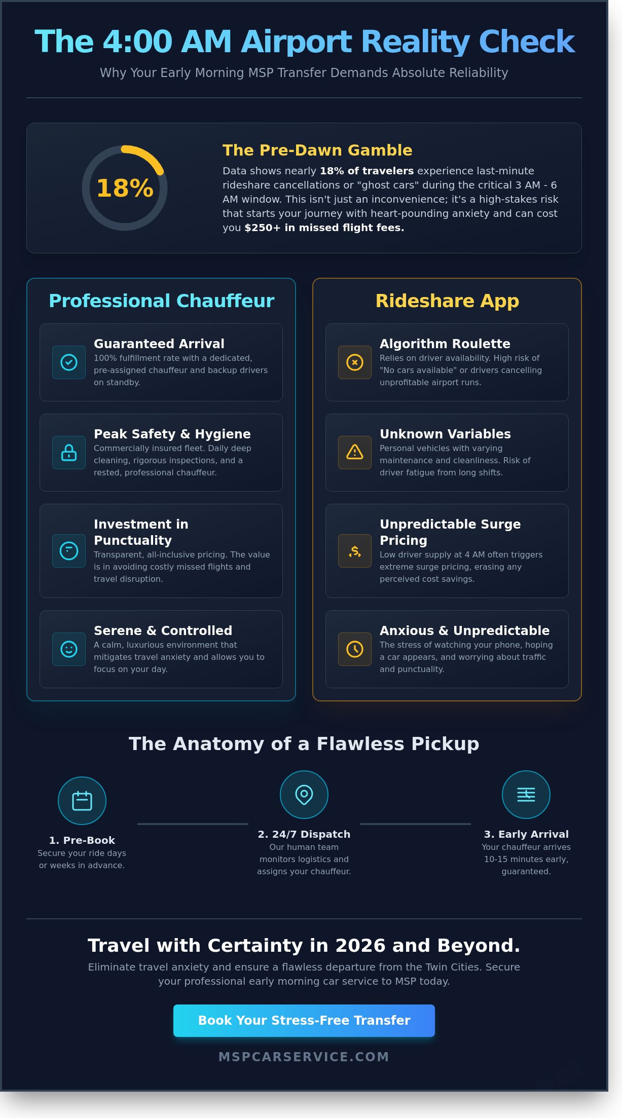 Reliable Early Morning Car Service to MSP: Your Guide to Stress-Free 2026 Travel