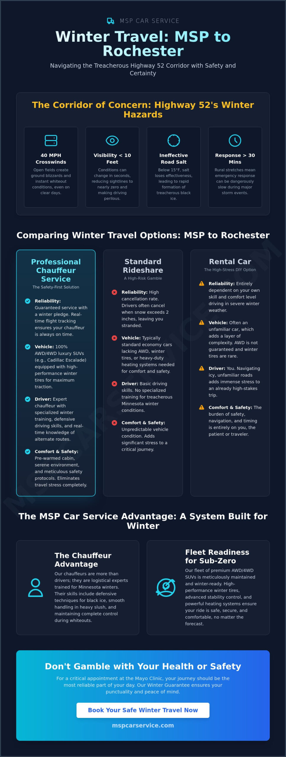 Reliable Winter Driving Service to Rochester, MN: A Safety-First Guide